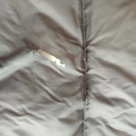 Vintage Moose Creek Mens Vest Reversible Puffer Size XL Full Zip Gray Orange - Picture 5 of 8